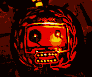 Mighty Mixtape jack-o-lantern
